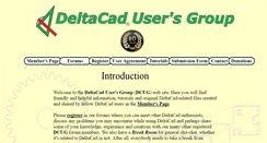 Desktop Screenshot of deltacadusersgroup.org